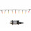 Premier 25m 1000 LED TreeBrights Christmas String Lights in Red & Warm White on Clear Cable 11