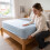 (Small Double, Light Blue) 2 Pack Fitted Sheets with 2 Pillowcases – Plain Dyed Deep Fitted Bed Sheets – Soft Microfiber Bedding Set 25cm 2