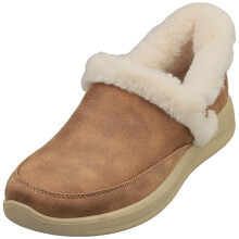 (38) Skechers Womens SLIP-INS COZY ESCAPE VEGAN Slip On Shoes in Chestnut