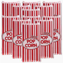 100 Pack Paper Popcorn Bags for Parties, Outdoor Events and Cinema Nights, Disposable Snack Treat Containers