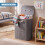 GEEZY GEEZY Bamboo Laundry Basket with Lid Collapsible Washing Laundry Hamper Bin Grey 48L 8