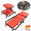 Foldable Mechanics Creeper Seat 36", 150kg Heavy Duty Rolling Garage Stool 1