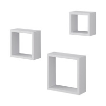 Wall Floating Cube Box Shelf Set of 3 Wall Shelves G0019