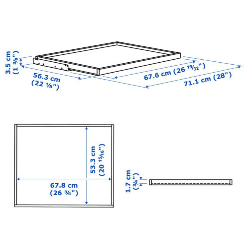 ZRIZAURA KOMPLEMENT Pull-Out Tray 75x58 cm 1
