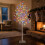 1.5m LED Birch Tree 64 Multi Coloured Lights Indoor Outdoor 4