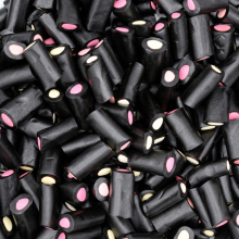(Liquorice Cream Rock) Small Sweet Jar - Retro & Traditional Sweets
