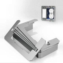 Metal Outlet Box Spacers Wall Plate Leveling Spacers for Loose Electrical Boxes 10 Pack