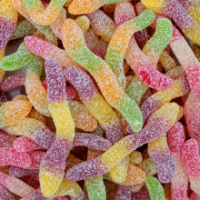 (225g Sweet Pouch) Fizzy Jelly Snakes