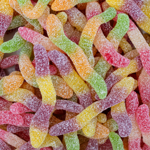(225g Sweet Pouch) Fizzy Jelly Snakes