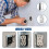 Metal Outlet Box Spacers Wall Plate Leveling Spacers for Loose Electrical Boxes 10 Pack 10
