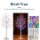 1.8m LED Birch Tree 80 Multi Coloured Lights Indoor Outdoor 2