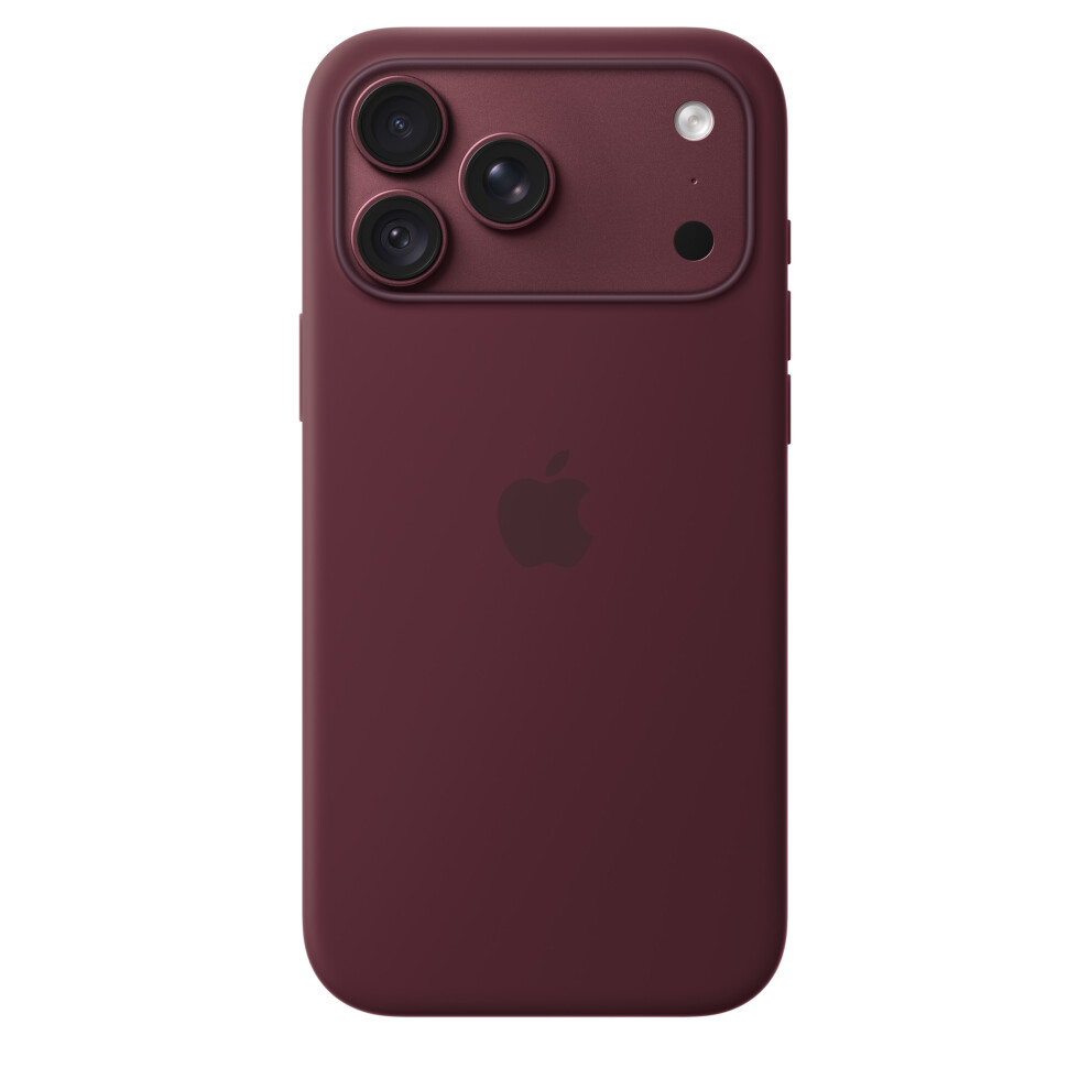 Apple Burgundy Iphone 18 Pro Max Silicone Case With Magsafe - Image 3