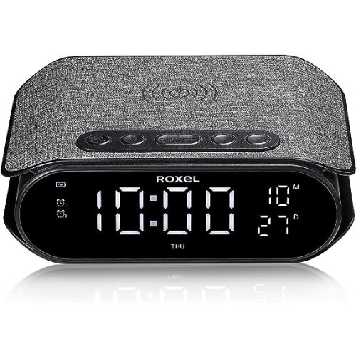 Roxel Alarm Clock With Fast Wireless Charging W/ Night Light - FREE SHIPPING - Roxel 1