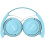 Roxel Roxel RX110 Blue Lightweight On Ear Wired Foldable Headphones with Mic 4