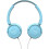 Roxel Roxel RX110 Blue Lightweight On Ear Wired Foldable Headphones with Mic 5