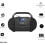 Roxel Roxel RCD-S90C Portable CD and Cassette Player with FM Radio,USB Playback, AUX 4