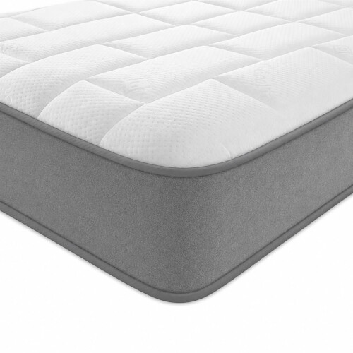 Starlight Beds Grey Tile Small Single Mattress - 75x190x18cm