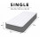 Starlight Beds Grey Tile Single Mattress - 90x190x18cm 3