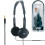 JVC JVC Wired Lightweight Headphones - Black, HA-L50-B-E 8