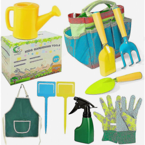 Gartenspielzeug für Kinder, Garten- oder Strandtasche, Kindergärtnern, Gartengeräte, Kindergärtner-Set, Kindergärtner-Set
