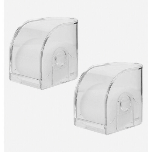Transparent Watch Box Acrylic for Watch Display 2Pcs Small Storage Case