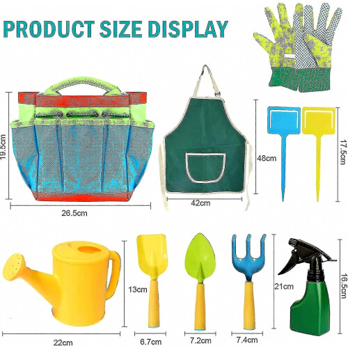 Gartenspielzeug für Kinder, Garten- oder Strandtasche, Kindergärtnern, Gartengeräte, Kindergärtner-Set, Kindergärtner-Set 1