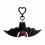 Gothic Transformable Black Bat Keychain – Soft Plush & Structured Wings – for Halloween 1