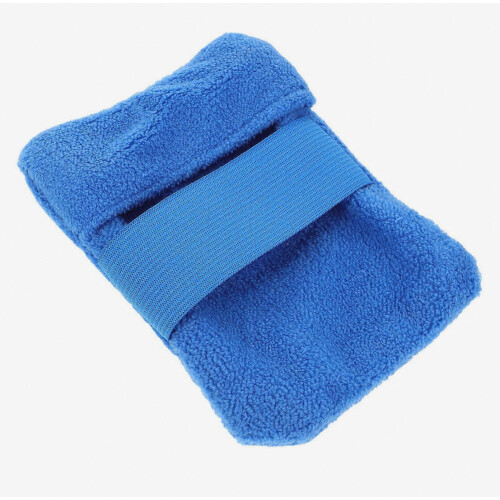 Sand Remover Blue Plush Sand Removal Bag for Beach Use