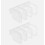 8PCS Plastic Refrigerator Dividers Organizer Adjustable Snap-on Storage Box Refrigerator Pantry Grid 1