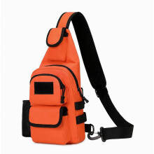Bandolera de pecho impermeable de nailon, portátil, de gran capacidad, para actividades al aire libre, viajes, camping, pesca y deportes.