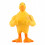 Resin Duck With Muscles - Compact Tabletop Art - Great Conversation Starter For Home（Yellow） 1