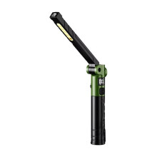 Lampe Torche LED COB Rechargeable, Base Magnétique, Pliable, Affichage Numérique de la Puissance, Étanche, Lampe de Réparation