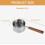 Stainless Steel Saucepan For Kitchen Use Compact Design With Ergonomic Handle 250ml 1Pack 2