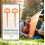 Orange Plastic Tent Stakes Heavy Duty Use Camping Stakes 4Pcs Reusable 5