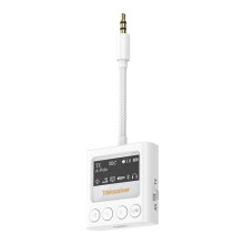 BT5.4 Sender & Empfänger mit OLED-Display, 2-in-1-Funk-Audioadapter APTXHD BT5.4 TX RX für TV/PC/Flugzeug