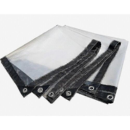 Telone impermeabile resistente e trasparente 2 m x 2 m per casa e giardino.