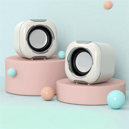 Computer Speakers with Innovative Diamonds Diaphragm, USB Powered HiFi Stereo, Inline Volume Control, Noise Reduction 2