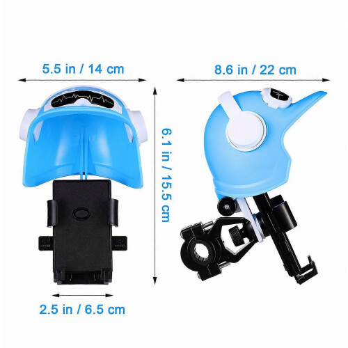 Supporto per telefono da bici, supporto per telefono da moto con design parasole 1