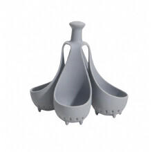 4 Silicone Egg Steamer Tray High Temp Resistant Egg Boiler for Fast Cooking Anti-Scald Handle
