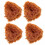 Fuzzy Cat Ear Hair Clips Soft Plush Claw Clips Side Clip 4Pcs Set 3