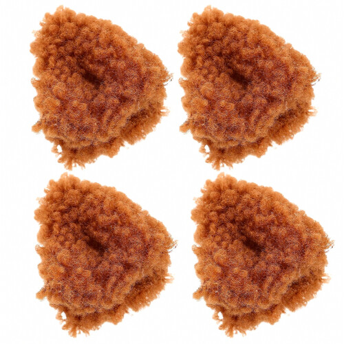 Fuzzy Cat Ear Hair Clips Soft Plush Claw Clips Side Clip 4Pcs Set 2