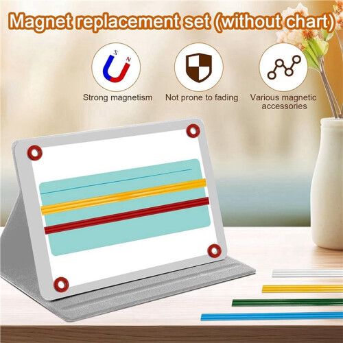 11Pcs Knitting Chart Holder Magnet Replacement Set, Crochet Pattern Fixing Ruler Tool for Knitting Chart Stand 2