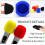 5 Pcs Assorted Color Replacement Headset Microphone Cushion Pads Windscreen Cover 3