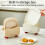 Spit Bone Dish Snack Plates with Stackable Base Food-Grade Plastic Dishes for Fruit Nuts Bones（White） 2
