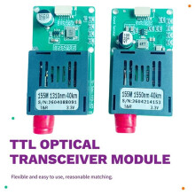 Módulo Transceptor Óptico TTL de 40 , Kit TX/RX, Transceptor de Fibra, Equipo Terminal Óptico SBUS/CRSF/UART A FC