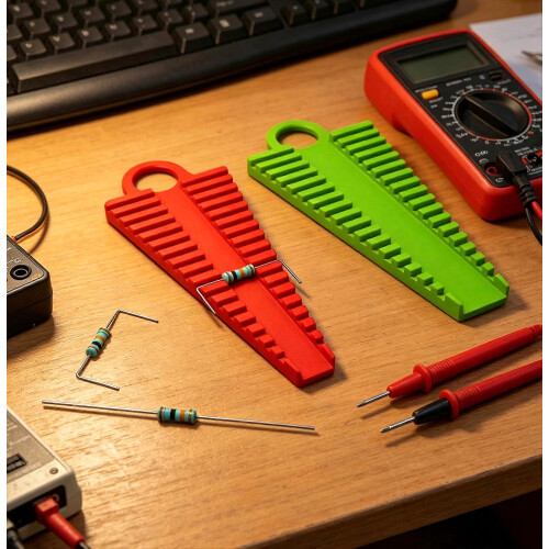 2Pcs Resistor Lead Bending Tool Precision Electronic Component Lead Former Resistance Lead Bender Forming Tools Precision Circuit Assembly Aid 1