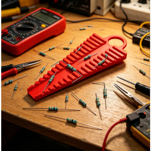 2Pcs Resistor Lead Bending Tool Precision Electronic Component Lead Former Resistance Lead Bender Forming Tools Precision Circuit Assembly Aid 2