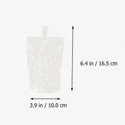 30Pcs 250ML Transparent Drinks Flasks Liquor Pouch Reusable Beverages Drinking Flasks 1