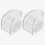 Transparent Watch Box Acrylic for Watch Display 2Pcs Small Storage Case 3