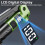 LED COB Flashlight Rechargeable Light Magnetic Base Foldable Flashlight Digital Power Display Waterproof Repair Lamp 6